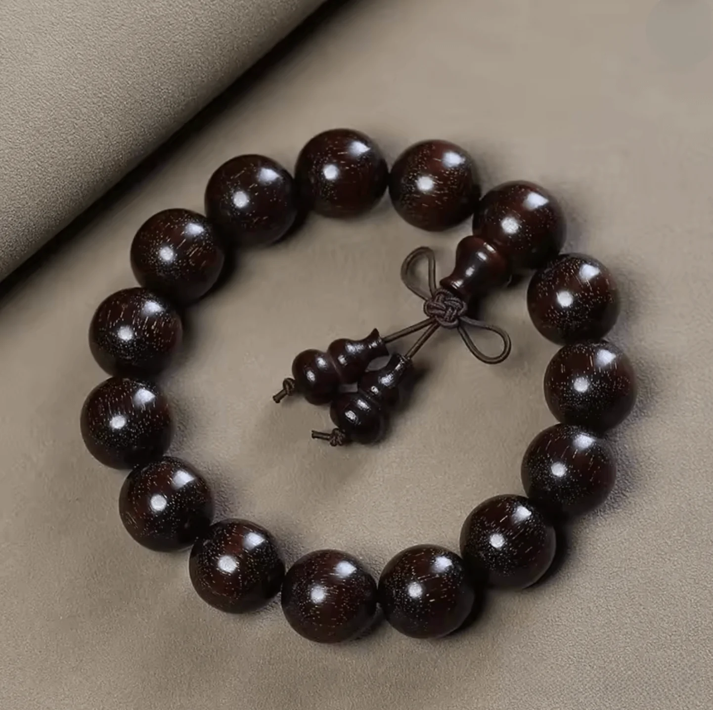 bracelets malas 15mm bracelet mala bois de santal noir