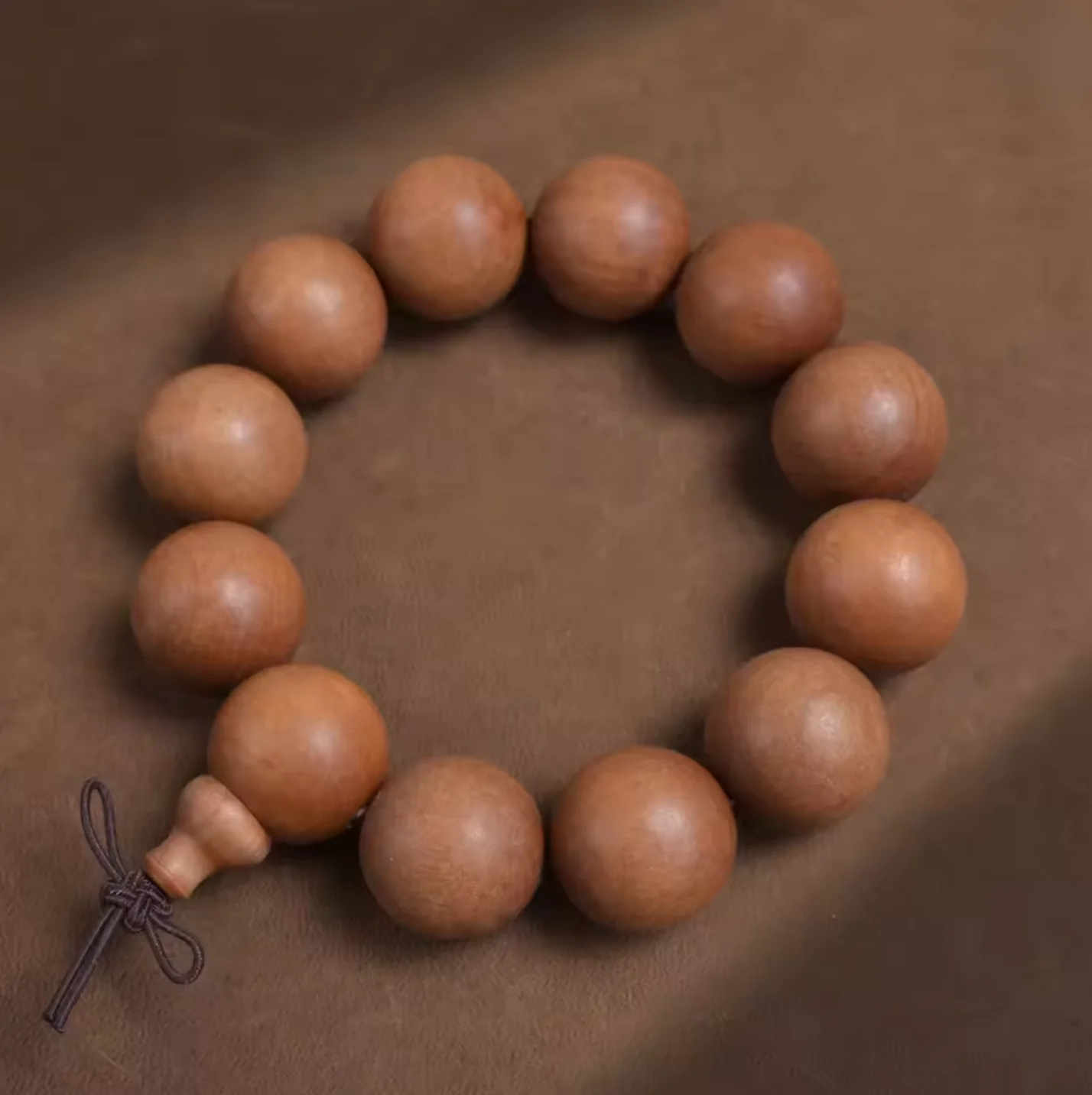 bracelets malas 20mm bracelet mala bois de santal brun