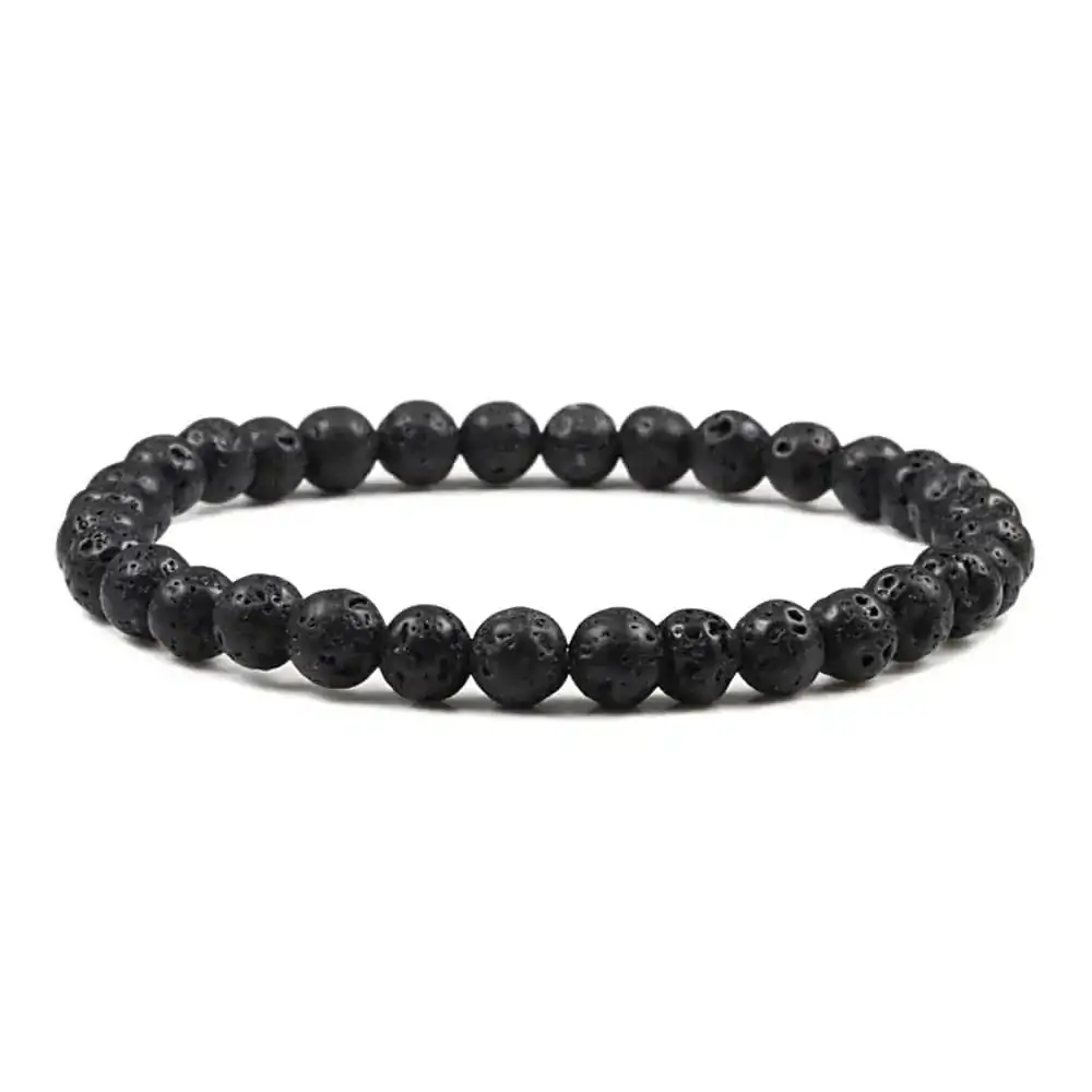 bracelets malas 6mm bracelet mala pierre de lave jebrs