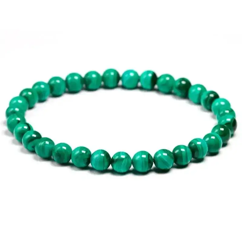 bracelets malas 6mm bracelet mala pierre de malachite