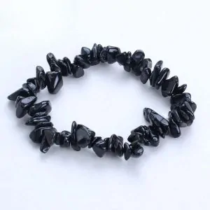 bracelets malas bracelet baroque tourmaline noire 8228