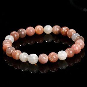 bracelets malas bracelet pierre de lune multicolore 1189992475