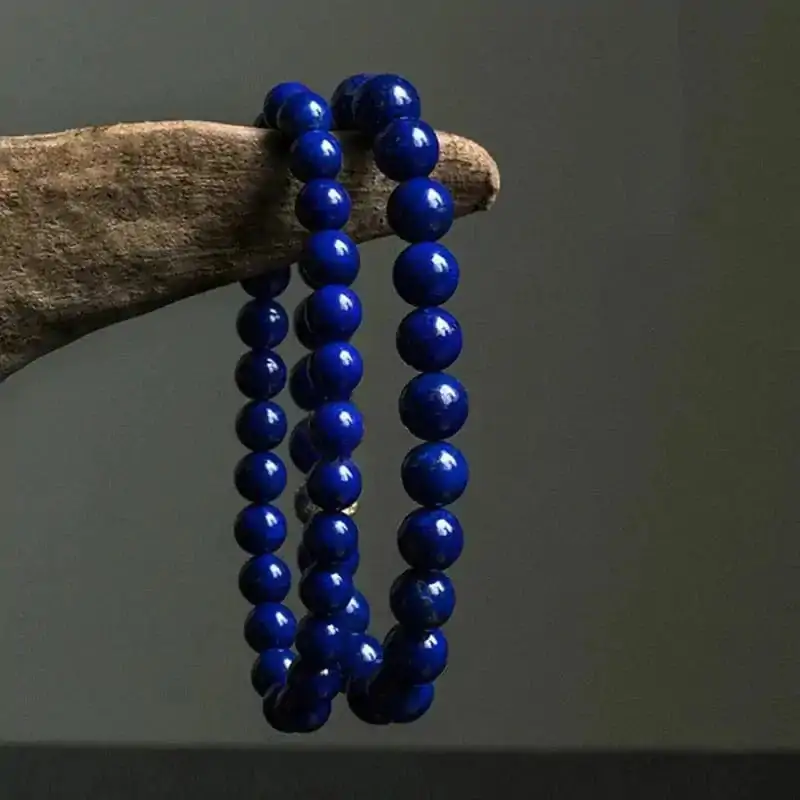 bracelets malas bracelet mala pierre de lapis lazuli 1