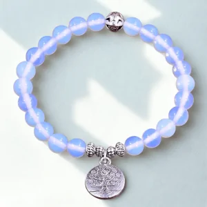 bracelets malas bracelet mala pierre de lune arbre de