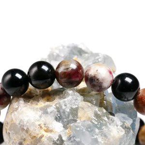 bracelets malas bracelet mala tourmaline coloree 1190661018