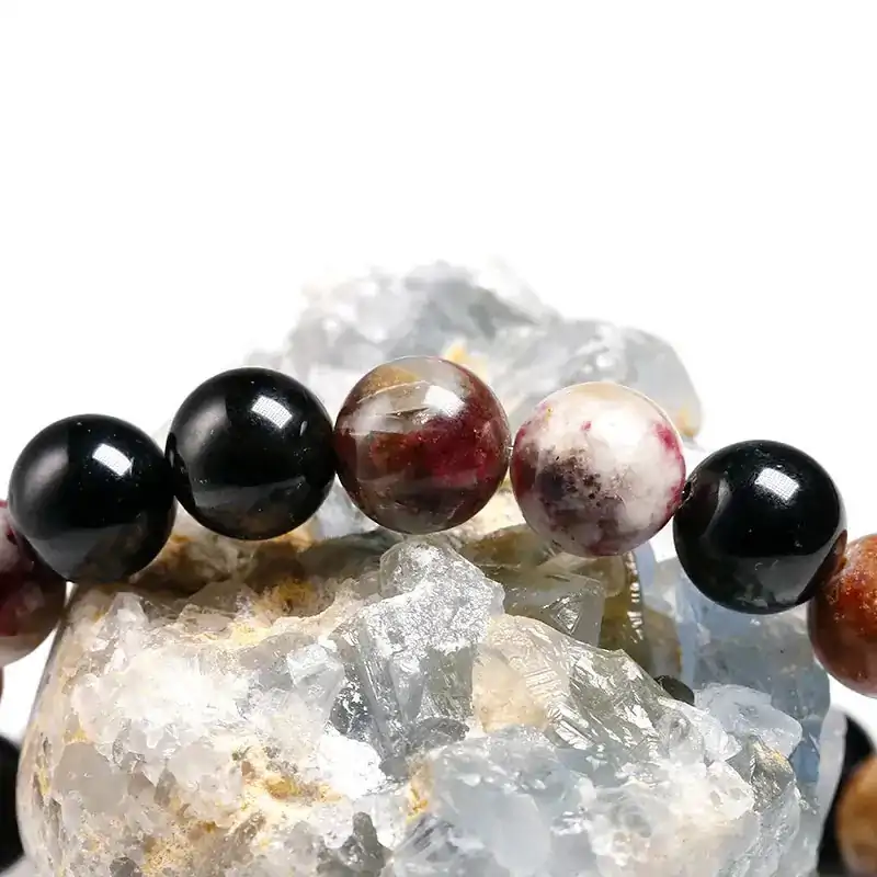 bracelets malas bracelet mala tourmaline coloree 1190661018