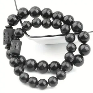 bracelets malas bracelet mala tourmaline noire 1190661021