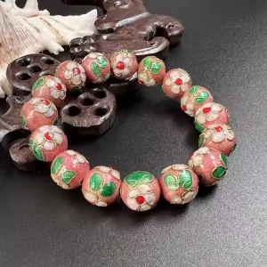 bracelets malas rose 18 cm bracelet mala perles cloiso