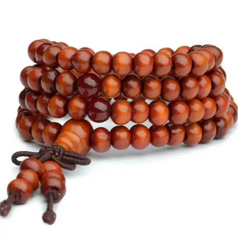 colliers malas collier mala bois de santal brun jebrwm
