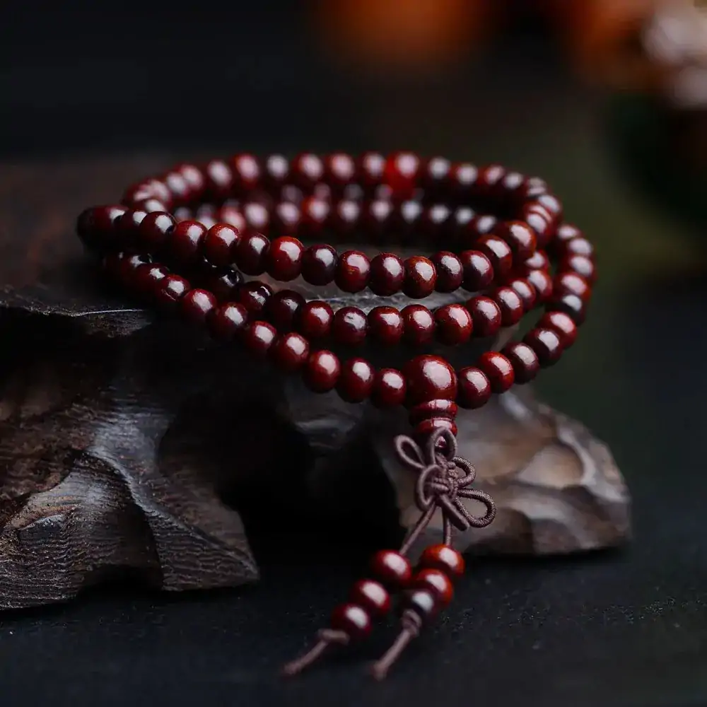 colliers malas collier mala bois de santal rouge jebrw