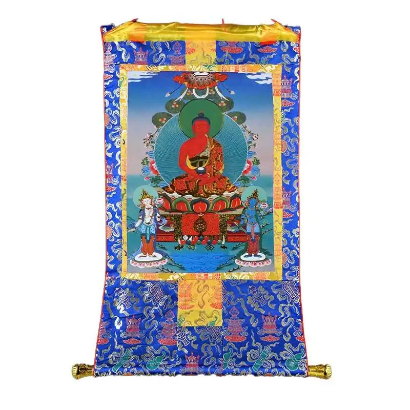peintures peinture thangka bouddha amitabha painting011 1