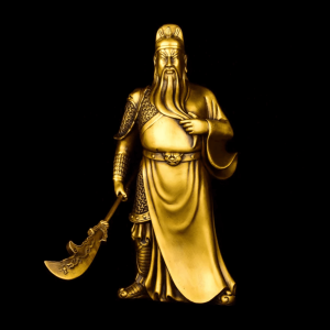 statues asiatiques statue guanyu cuivre 1204499624