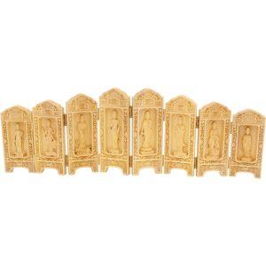 statues bouddha statue bodhisattva guanyin bois de pin 8