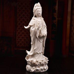 statues bouddha statue bodhisattva guanyin ceramique b