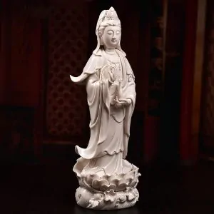 statues bouddha statue bodhisattva guanyin ceramique b