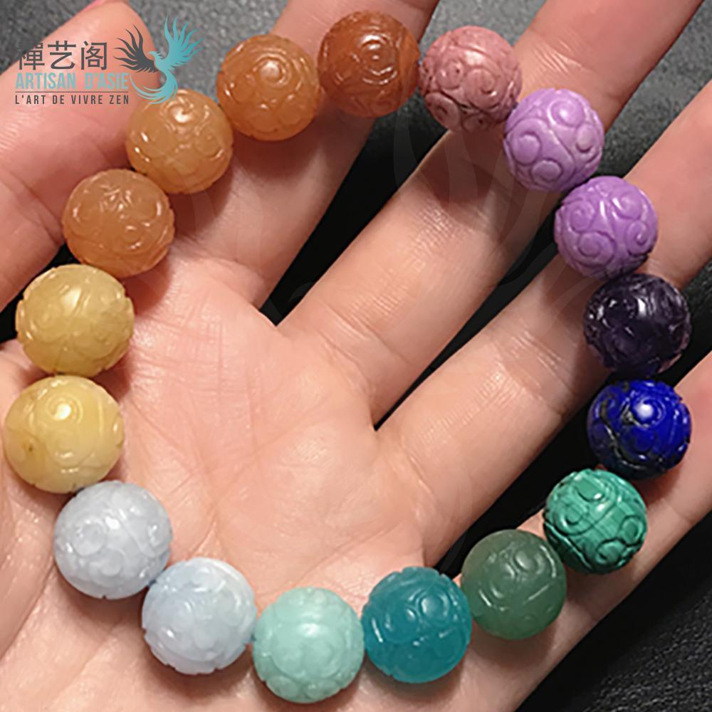 Chakra Bracelet with colorful stones