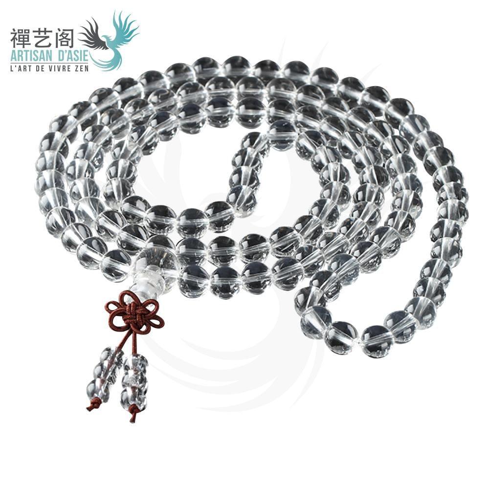 Collier mala en cristal naturel