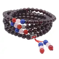 Mala bracelet bouddhiste - Grenat (Série Limitée édition "Fa Guo")