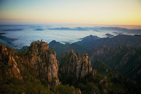 montagnes jaunes anhui chine