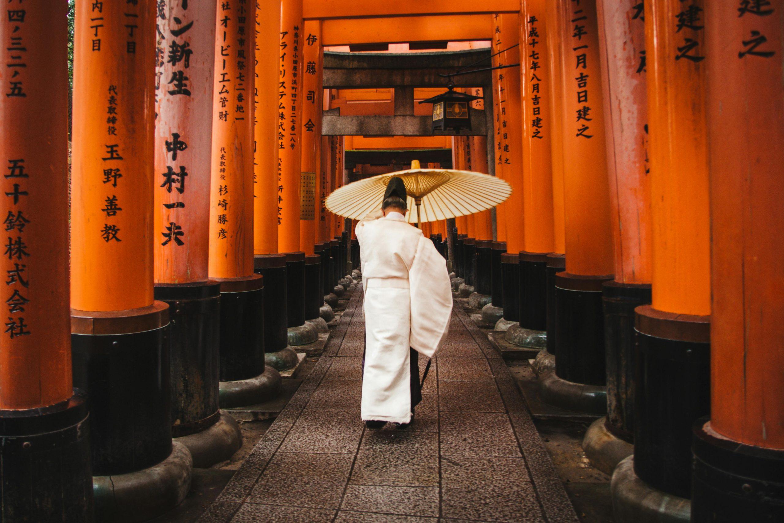 Allée de torii au Japon — traditions japonaises