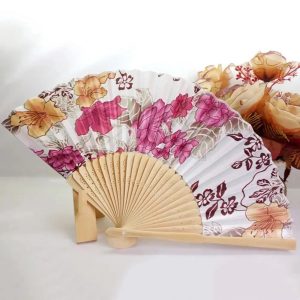 Éventail chinois pliant – Pivoine d'Automne