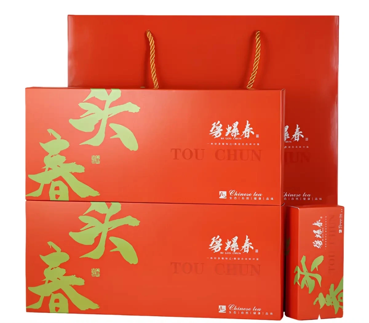 Coffret Da Hong Pao, oolong de roche, style inclus dans le coffret découverte, gros plan
