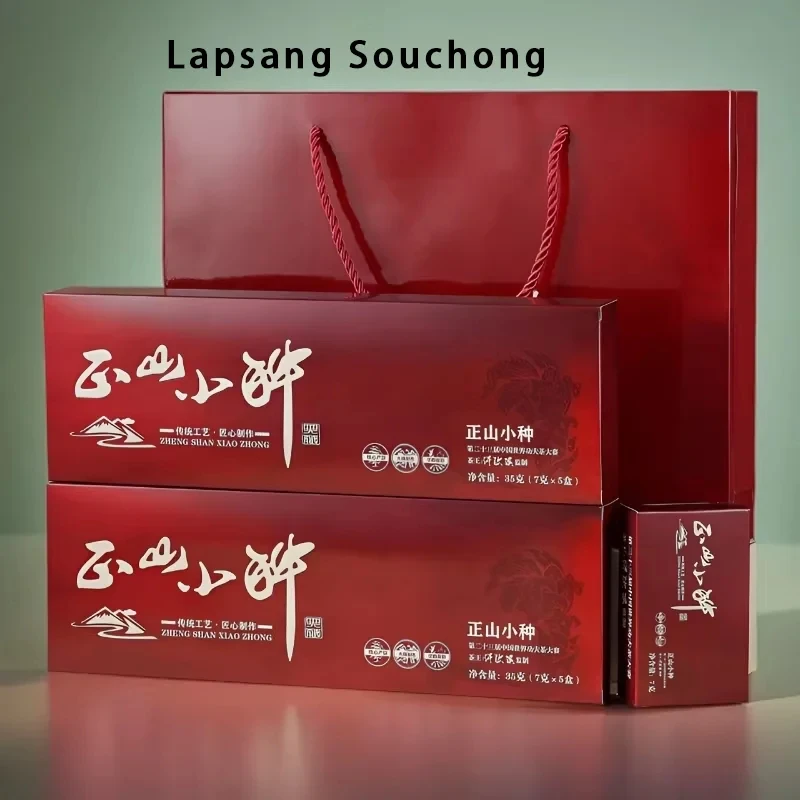Coffret Lapsang Souchong, thé noir fumé, style inclus dans le coffret découverte