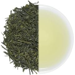Thé Vert Sencha Chumushi du Japon, Qualité Extra Supérieure, Thé vert sencha chumushi japonais, qualité extra supérieure. Feuilles à cuisson vapeur prolongée pour une liqueur ronde et peu astringente.