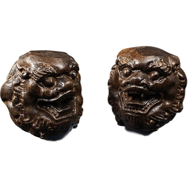 Boules de Qi Gong en Bois de Oud, 6 Modèles, Boules de santé chinoises en bois de oud véritable, disponibles en 6 modèles, parfum boisé naturel.